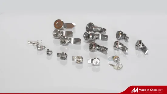 Europe de l'Est Φ 13 Serrure quart de tour en acier inoxydable, serrure à came à cylindre d'armoire SUS 316 pour distributeur automatique automatique de véhicules ferroviaires industriels