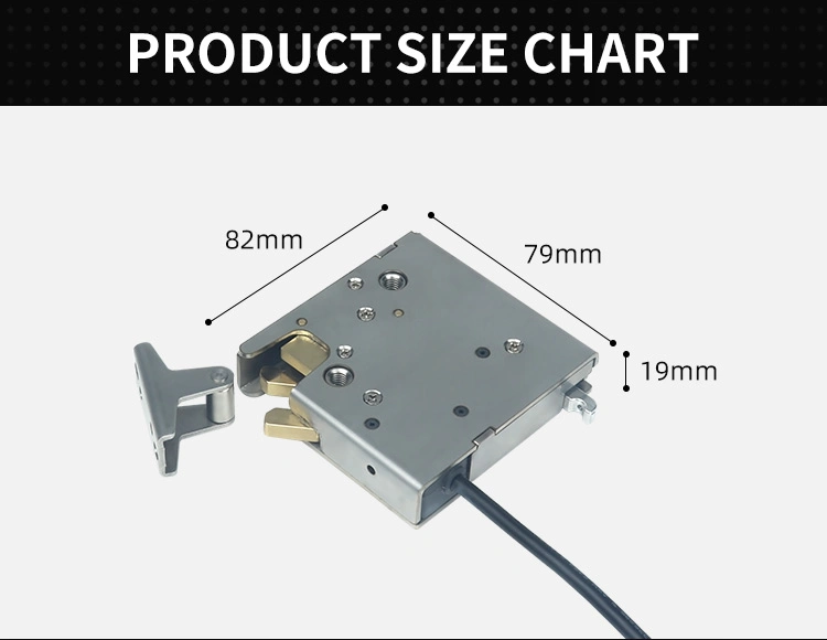 KERONG Stainless Steel Electric Locks Low Power Consumption Industrial Electronic Locker Locks