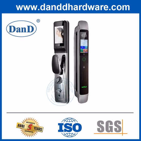 Système de serrure de porte d'hôtel de sécurité de haute technologie de type euro intelligent